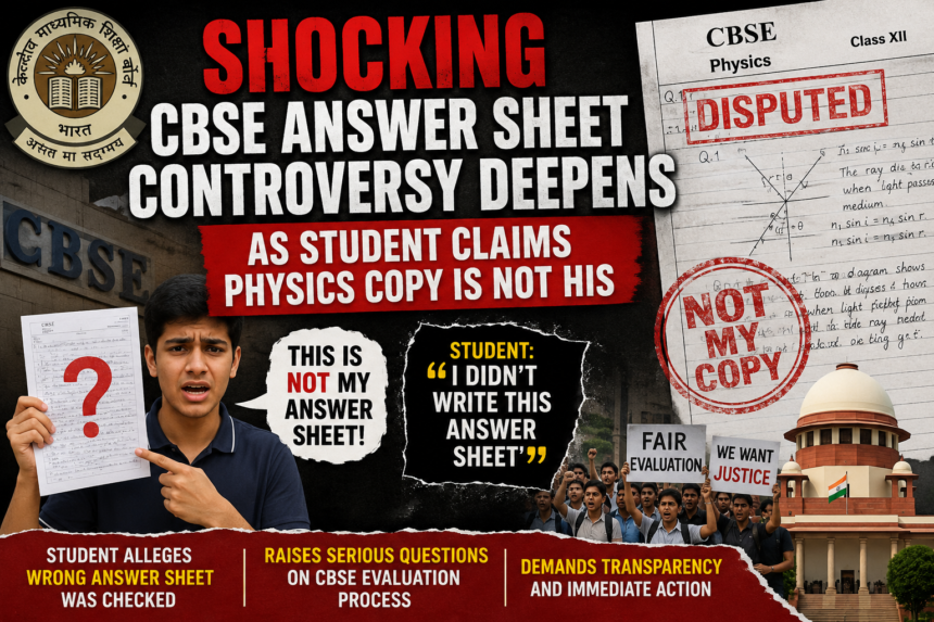 CBSE Answer Sheet Controversy