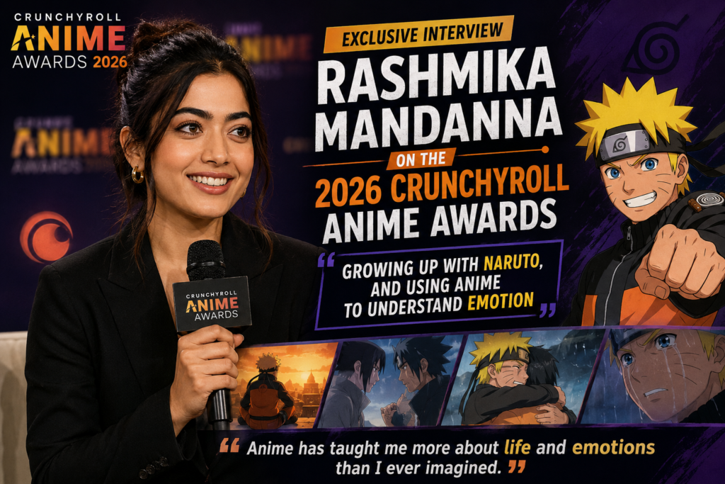 Rashmika Mandanna 2026 Crunchyroll Anime Awards Interview