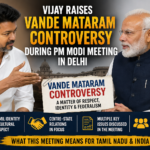 Vijay Vande Mataram Controversy during PM Modi Delhi meeting