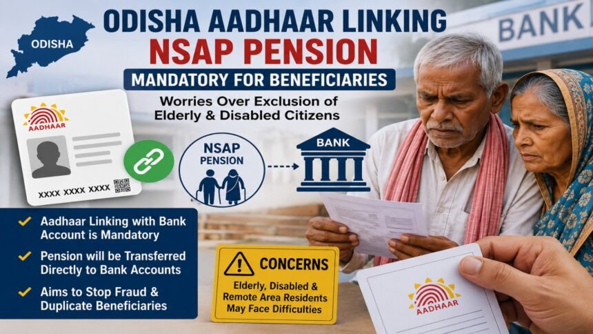 Odisha Aadhaar Linking NSAP Pension