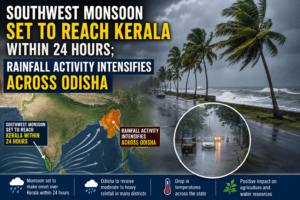 Southwest Monsoon Set to Reach Kerala