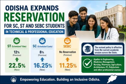 Odisha reservation for SC ST SEBC students in technical education